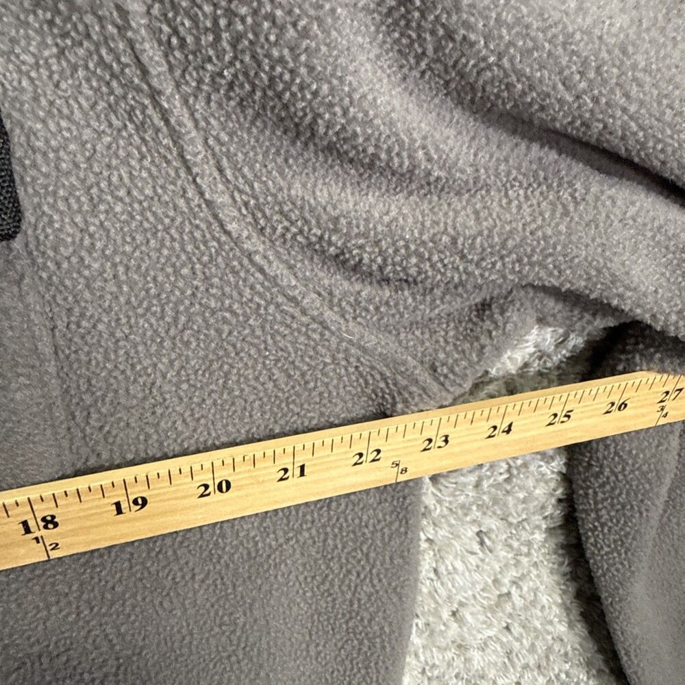 Telluride Clothing Company Men’s Fleece Pullover Snap Button Large Grey Pocket - Picture 11 of 12
